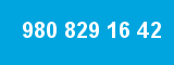 980 829 16 42 980 829 16 42